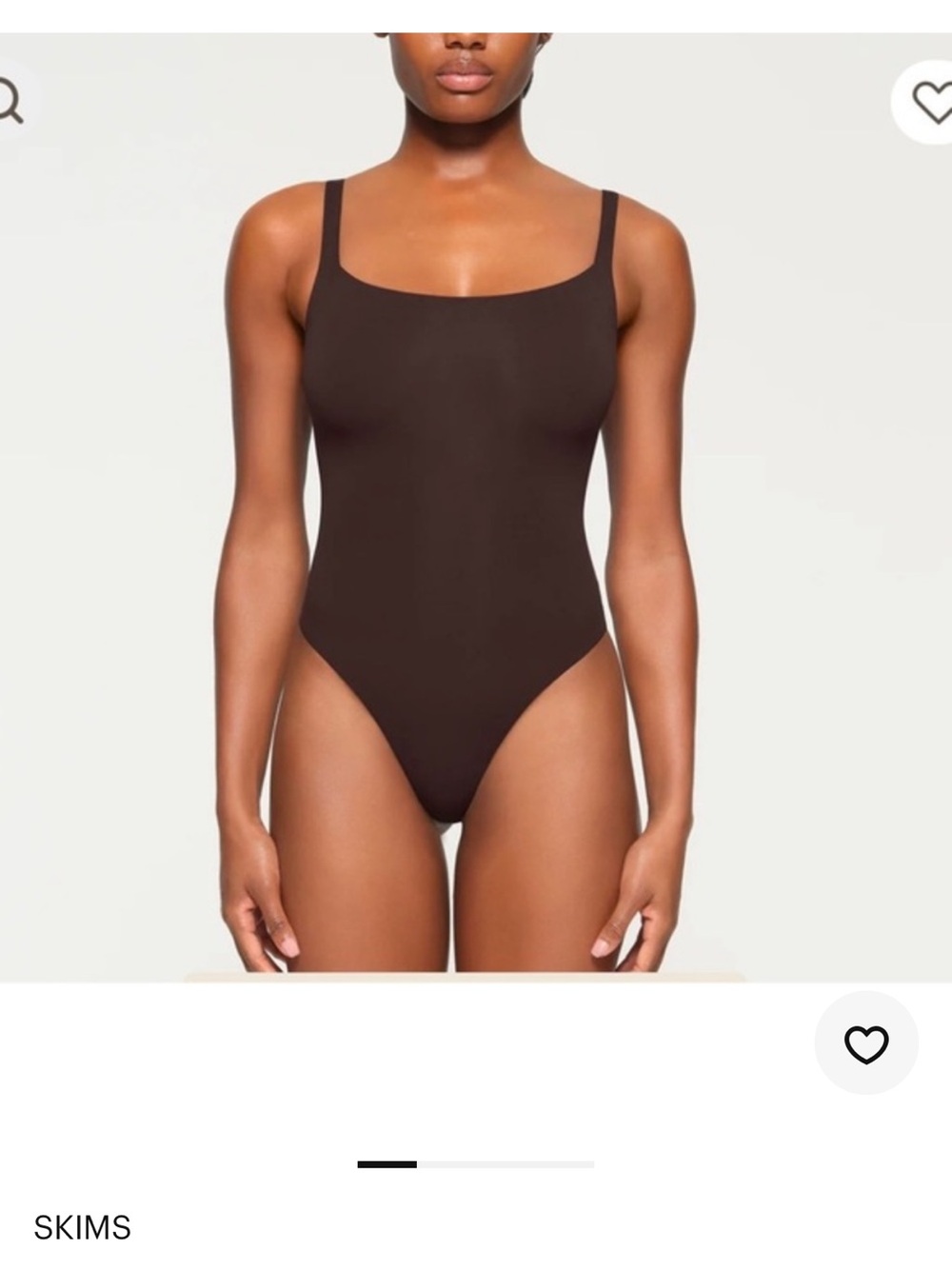 SKIMS Square Scoop bodysuit